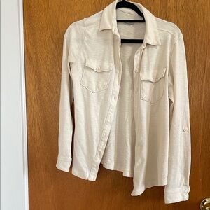 Off-White Button-Up Shirt